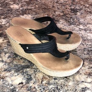 UGG wedge sandals size 7